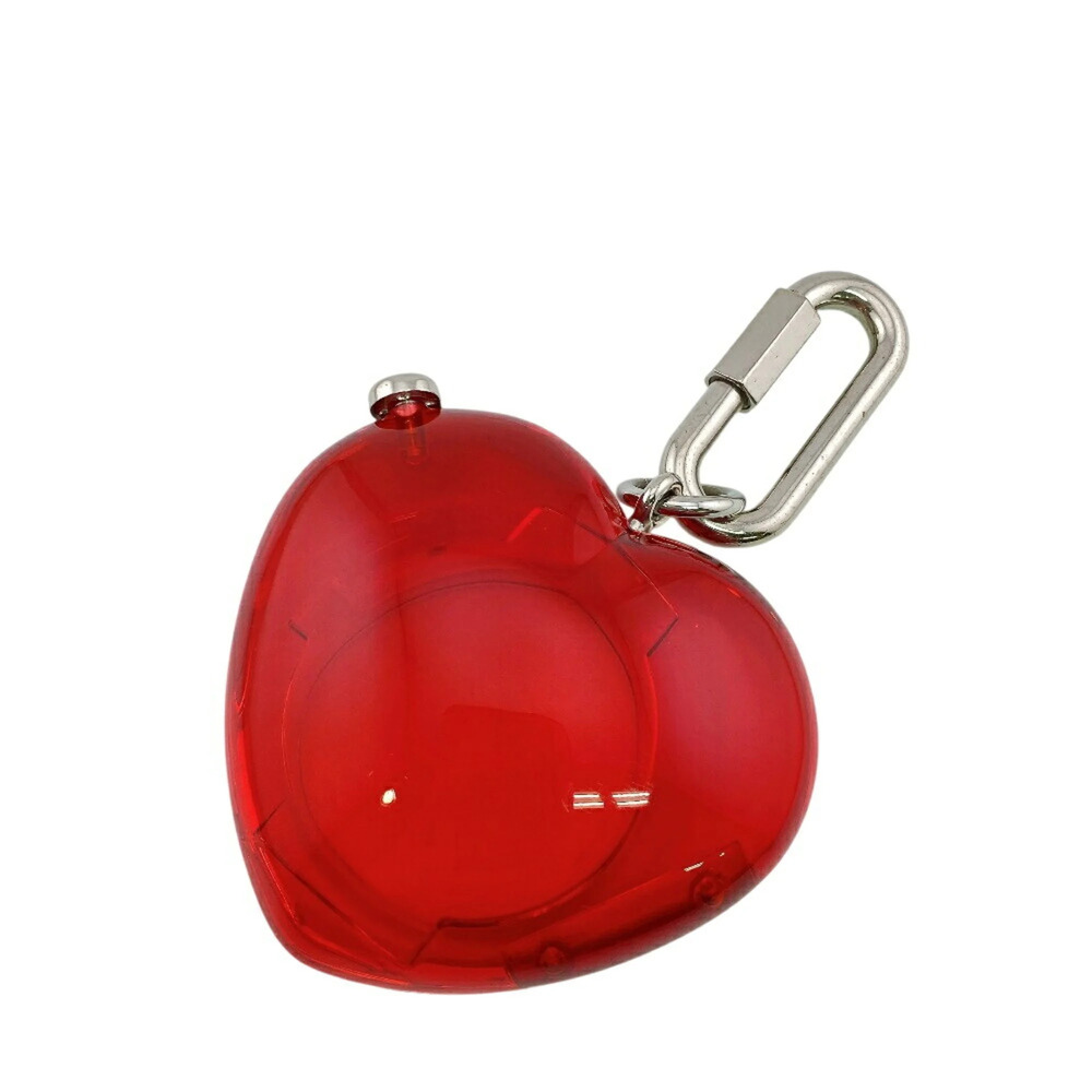 LOUIS VUITTON R17599 Tambour Horizon Carabiner Keychain Red